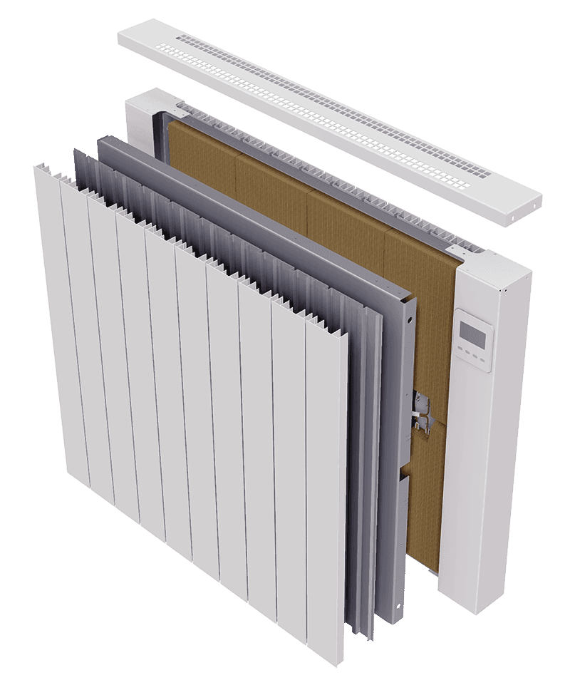 Opengewerkte radiator met Koalit platen